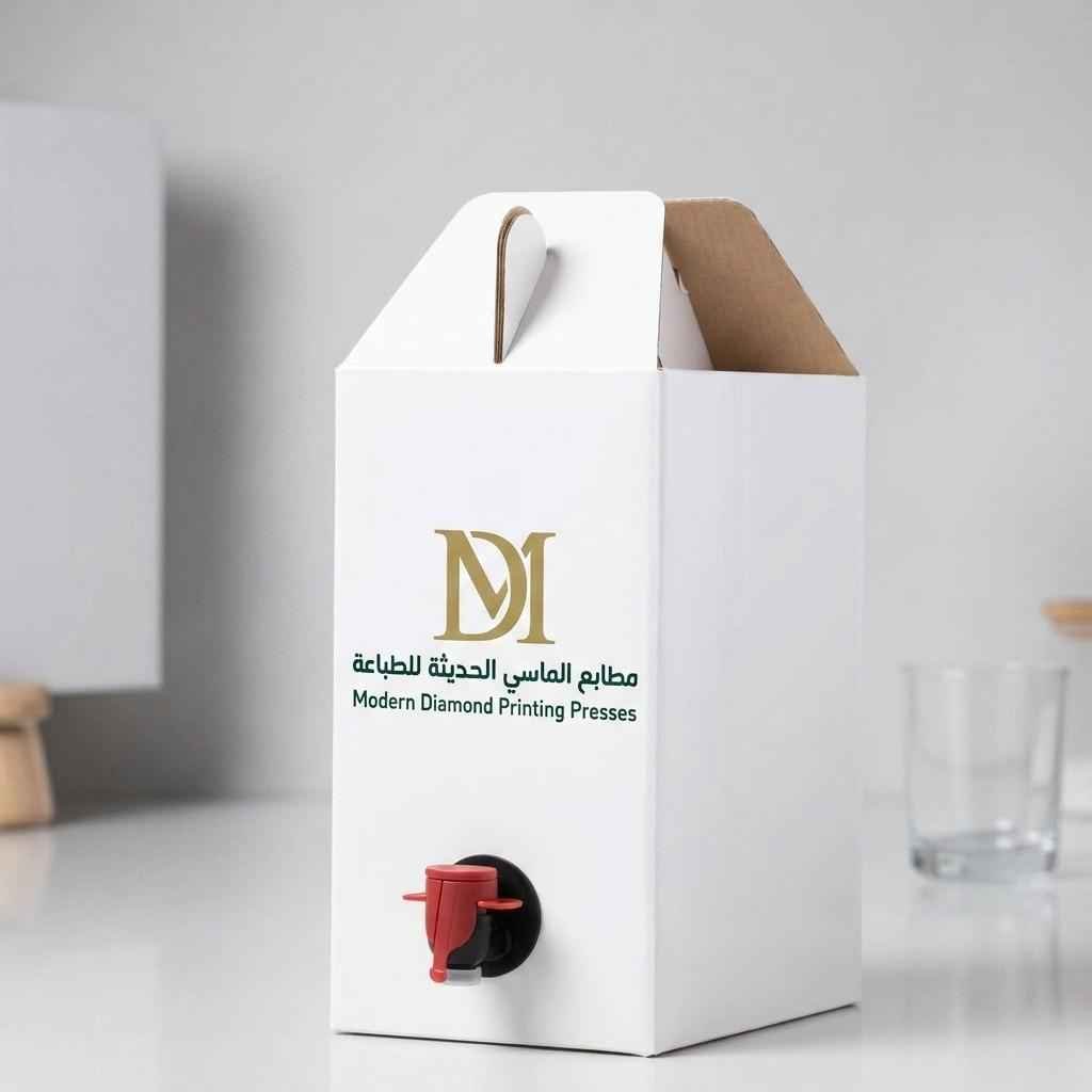 بوكس كرتون مع صنبور